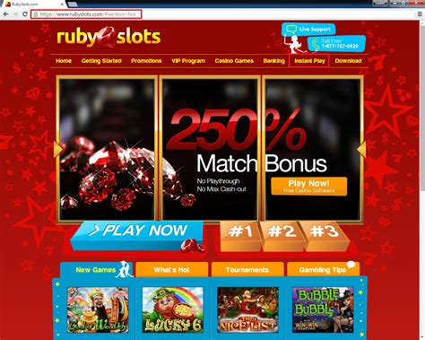 Ruby slots casino apostas